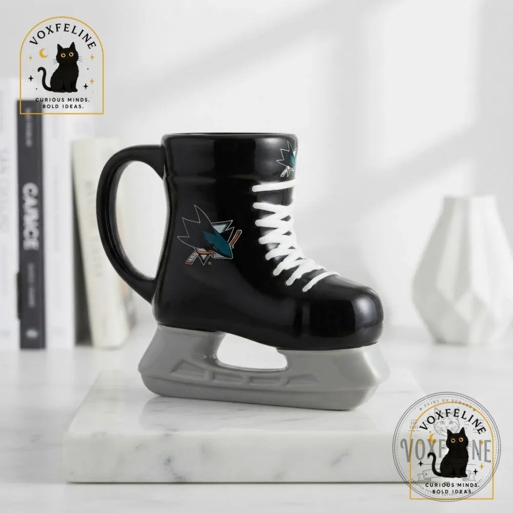 San Jose Sharks Ice Skate Beer Cup NHL Souvenir Draft Beer Cup 13 San Jose Sharks Ice Skate Beer Cup NHL Souvenir Draft Beer Cup