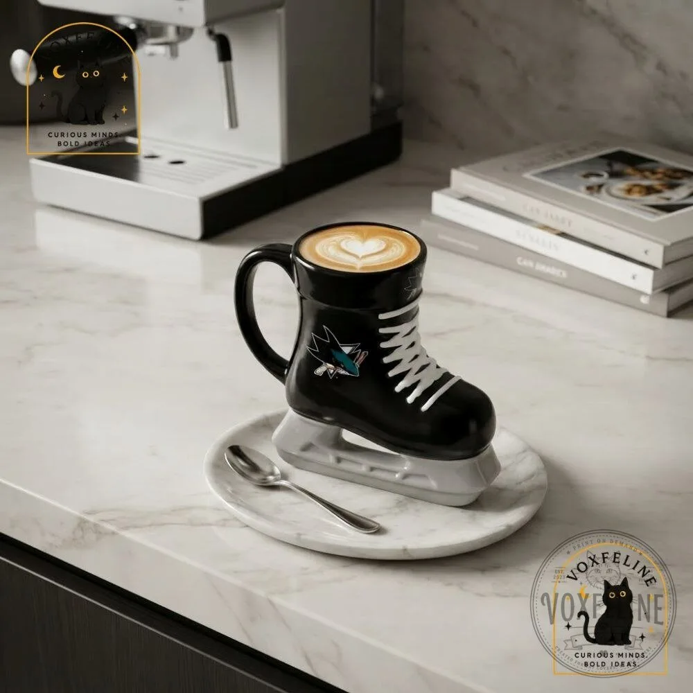 San Jose Sharks Ice Skate Beer Cup NHL Souvenir Draft Beer Cup 17 San Jose Sharks Ice Skate Beer Cup NHL Souvenir Draft Beer Cup