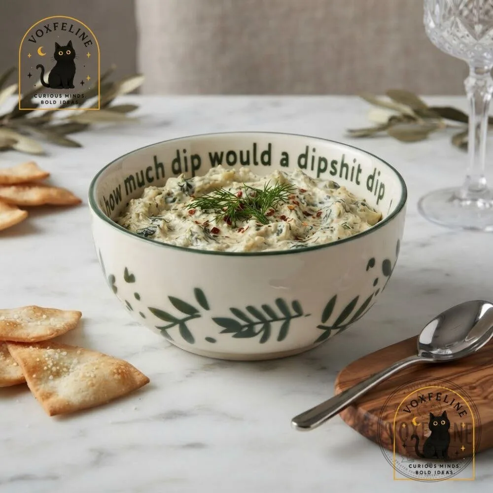 Patina Dip Bowl Funny Housewarming Gift Bowl 12 Patina Dip Bowl Funny Housewarming Gift Bowl