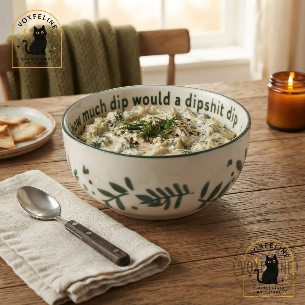 Patina Dip Bowl Funny Housewarming Gift Bowl 13 Patina Dip Bowl Funny Housewarming Gift Bowl