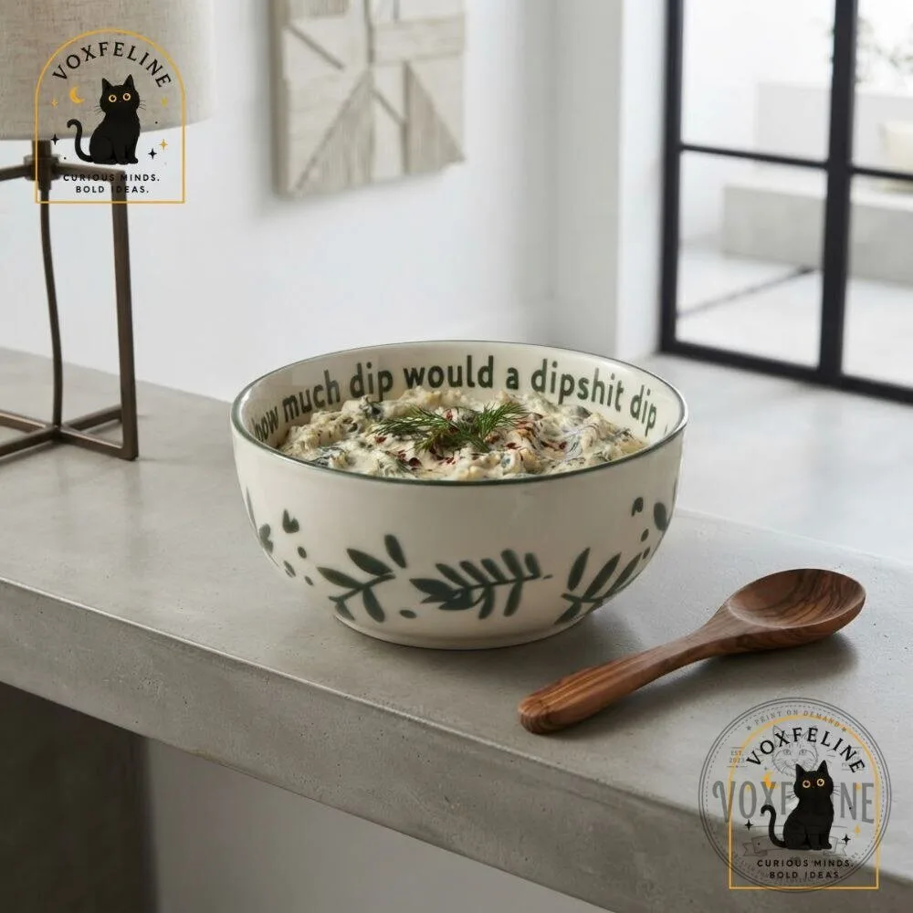 Patina Dip Bowl Funny Housewarming Gift Bowl 14 Patina Dip Bowl Funny Housewarming Gift Bowl