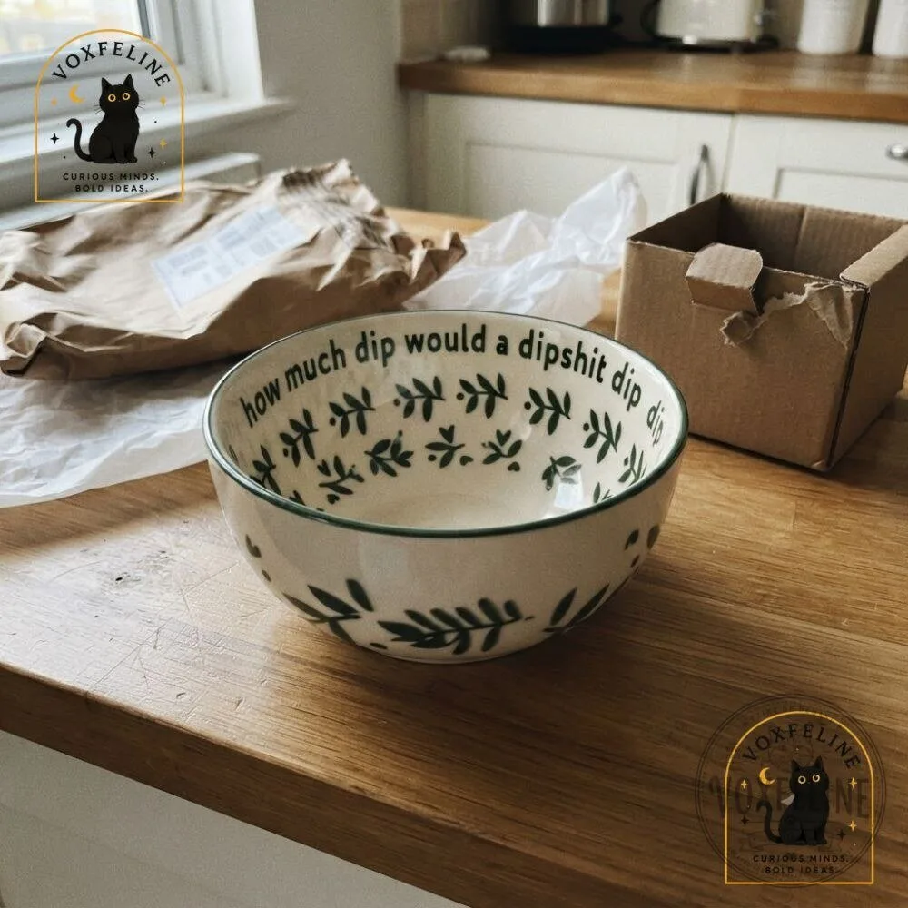 Patina Dip Bowl Funny Housewarming Gift Bowl 15 Patina Dip Bowl Funny Housewarming Gift Bowl