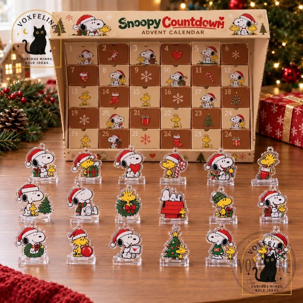 Snoopy Countdown Advent Calendar 24-Day Holiday Christmas