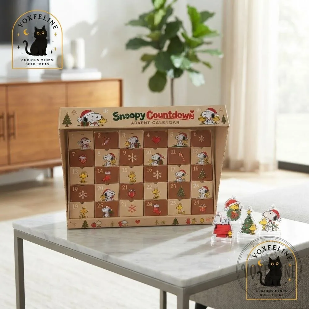Snoopy Countdown Advent Calendar 24-Day Holiday Christmas 10 Snoopy Countdown Advent Calendar 24-Day Holiday Christmas