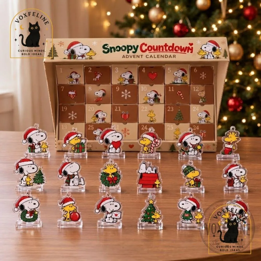 Snoopy Countdown Advent Calendar 24-Day Holiday Christmas 11 Snoopy Countdown Advent Calendar 24-Day Holiday Christmas