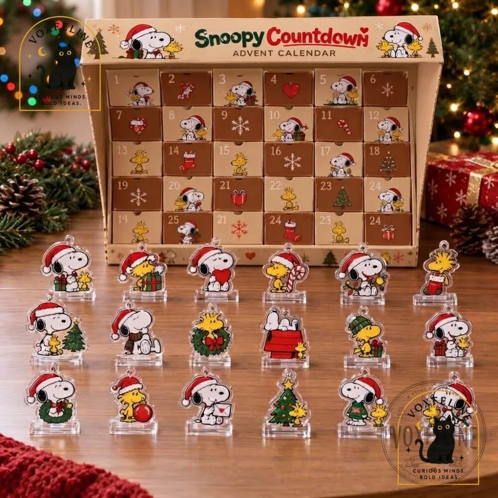 Snoopy Countdown Advent Calendar 24-Day Holiday Christmas 16 Snoopy Countdown Advent Calendar 24-Day Holiday Christmas