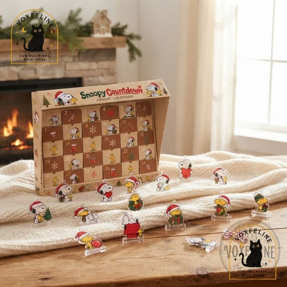 Snoopy Countdown Advent Calendar 24-Day Holiday Christmas 17 Snoopy Countdown Advent Calendar 24-Day Holiday Christmas