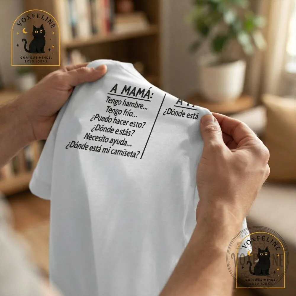 Funny Mom Dad Shirt A Mama Tengo Hambre A Papá Dónde Está Mamá 12 Funny Mom Dad Shirt A Mama Tengo Hambre A Papá Dónde Está Mamá