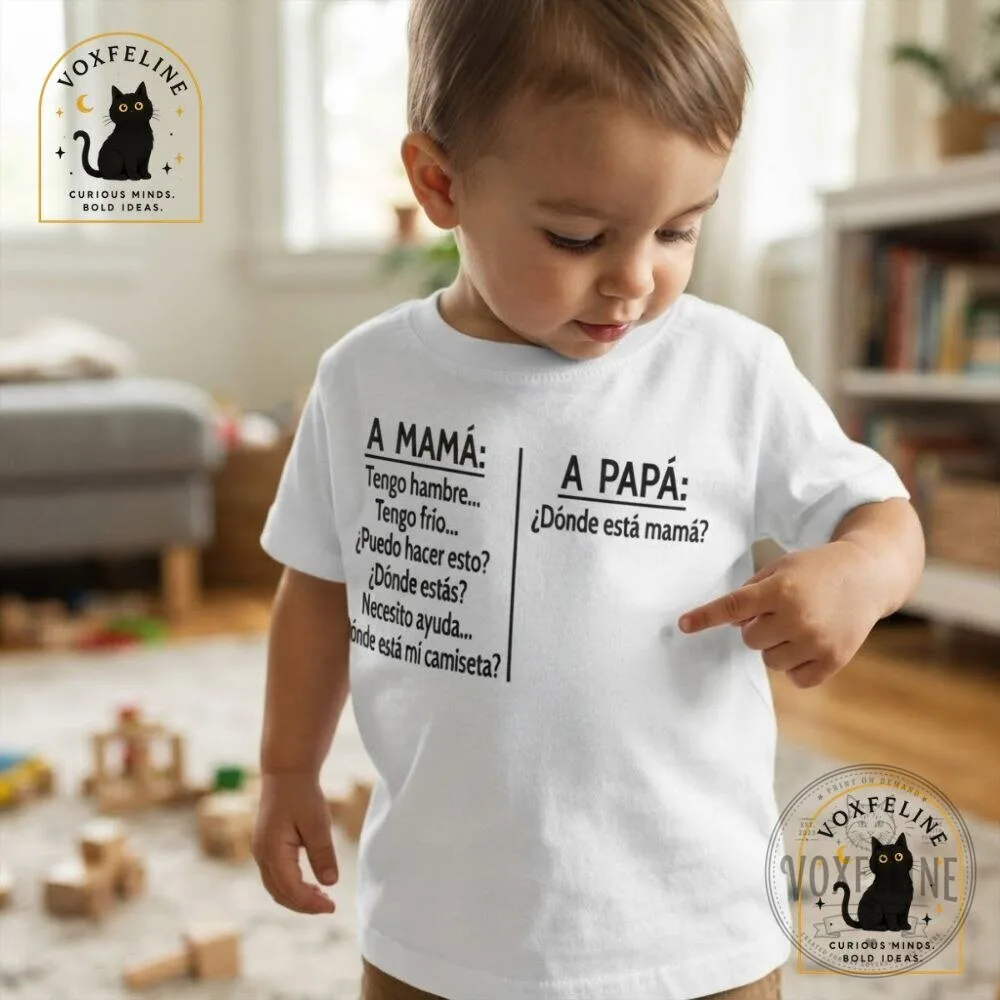Funny Mom Dad Shirt A Mama Tengo Hambre A Papá Dónde Está Mamá 14 Funny Mom Dad Shirt A Mama Tengo Hambre A Papá Dónde Está Mamá