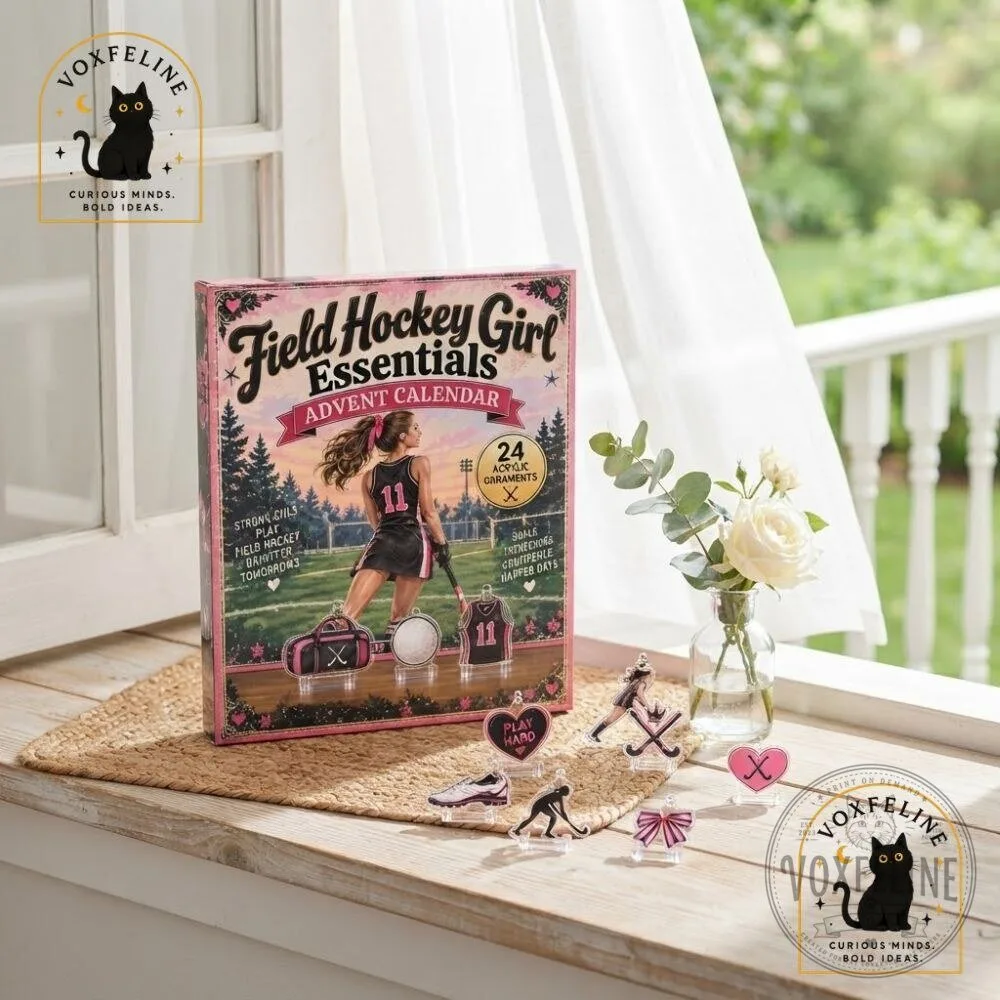 Field Hockey Girl Advent Calendar 24-Day Acrylic Ornament Christmas Countdown 13 Field Hockey Girl Advent Calendar 24-Day Acrylic Ornament Christmas Countdown