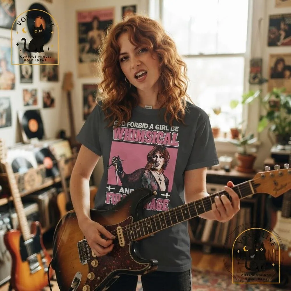 God Forbid a Girl Be Whimsical and Also Full of Rage Feminist Humor Tee 17 God Forbid a Girl Be Whimsical and Also Full of Rage Feminist Humor Tee