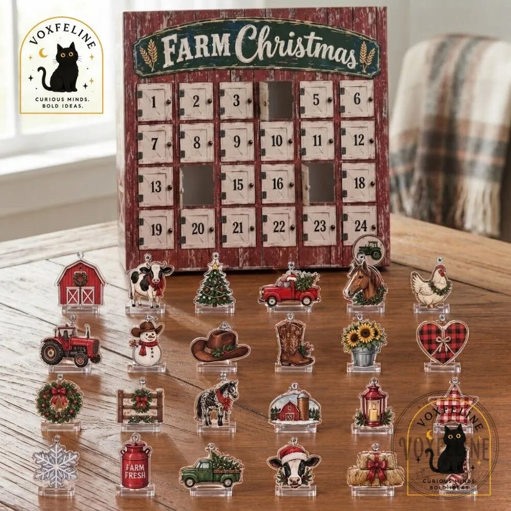 Cowgirl Farm Christmas Advent Calendar 24-Day Farm-Themed Holiday Countdown 17 Cowgirl Farm Christmas Advent Calendar 24-Day Farm-Themed Holiday Countdown