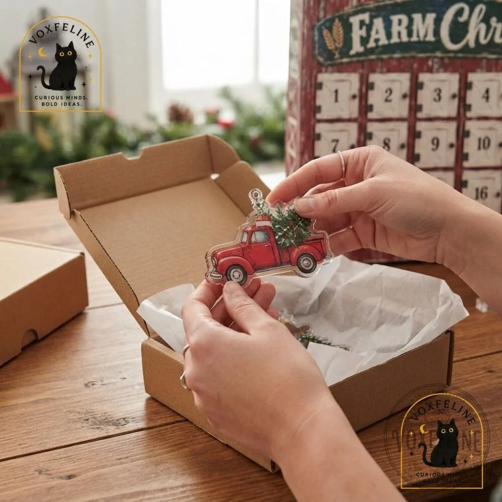 Cowgirl Farm Christmas Advent Calendar 24-Day Farm-Themed Holiday Countdown 18 Cowgirl Farm Christmas Advent Calendar 24-Day Farm-Themed Holiday Countdown