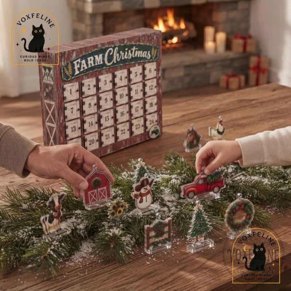 Cowgirl Farm Christmas Advent Calendar 24-Day Farm-Themed Holiday Countdown 25 Cowgirl Farm Christmas Advent Calendar 24-Day Farm-Themed Holiday Countdown