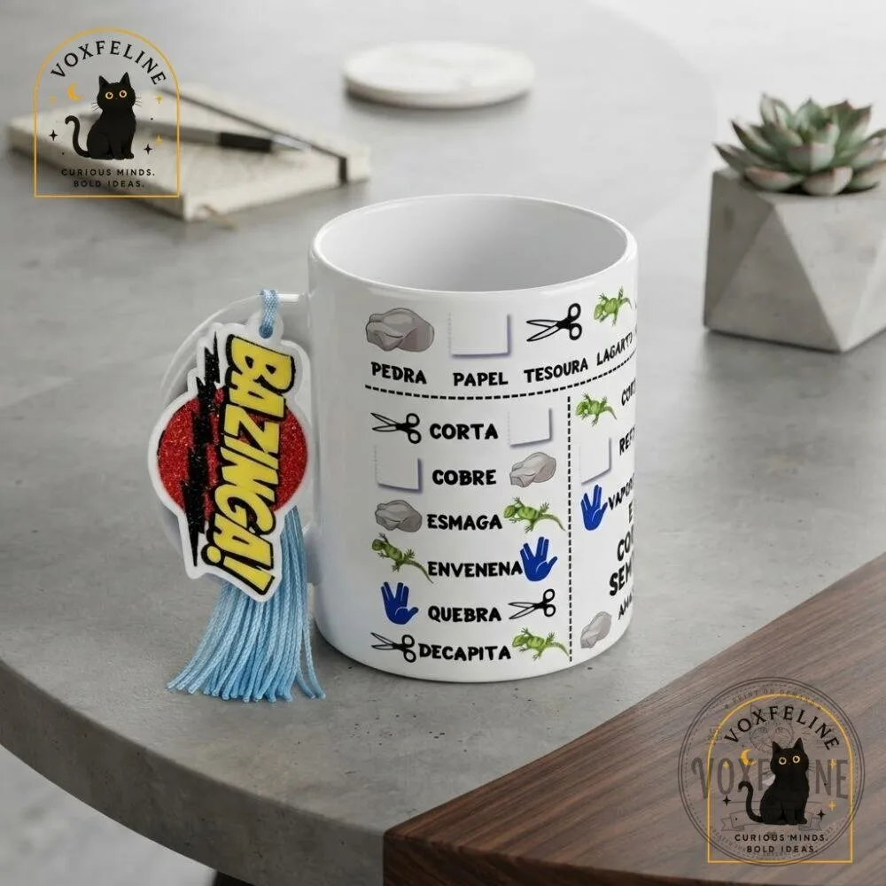 The Big Bang Theory Rock Paper Scissors Lizard Spock Mug Bazinga 8 The Big Bang Theory Rock Paper Scissors Lizard Spock Mug Bazinga