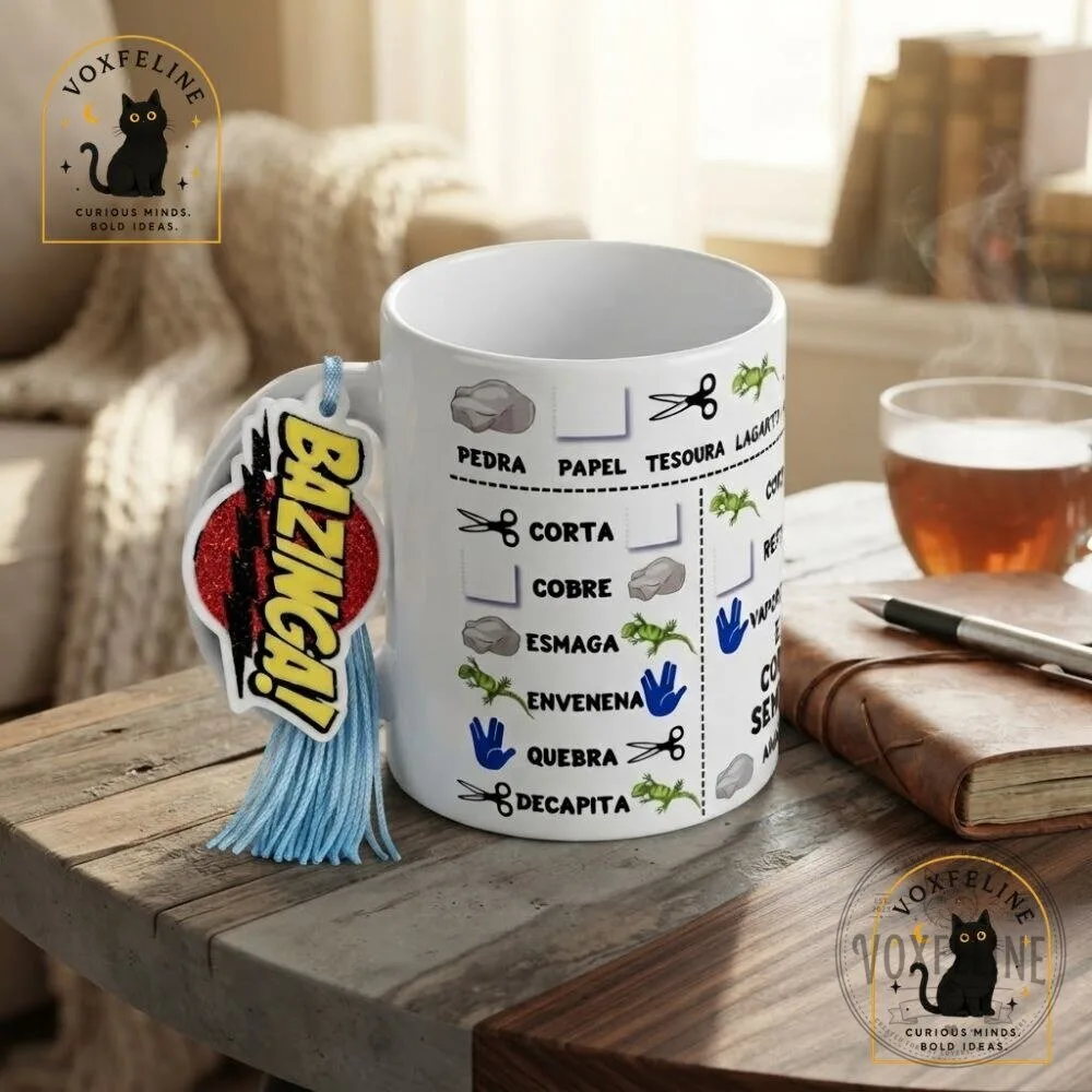 The Big Bang Theory Rock Paper Scissors Lizard Spock Mug Bazinga 9 The Big Bang Theory Rock Paper Scissors Lizard Spock Mug Bazinga