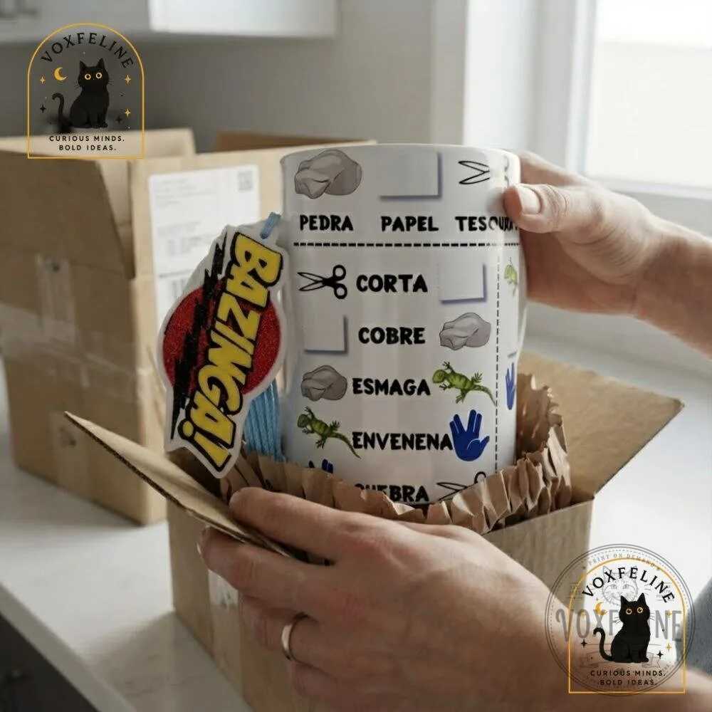 The Big Bang Theory Rock Paper Scissors Lizard Spock Mug Bazinga 11 The Big Bang Theory Rock Paper Scissors Lizard Spock Mug Bazinga