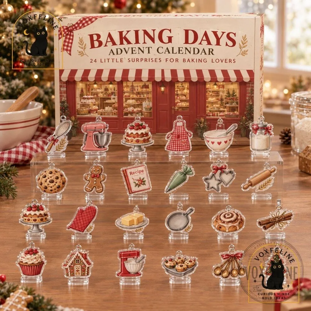 Baking Days Advent Calendar Christmas Countdown Gift for Baking Lovers