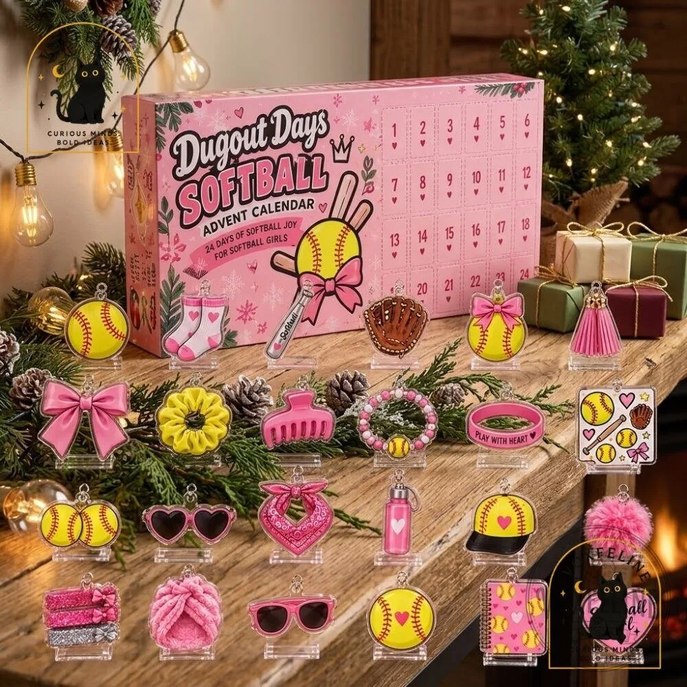 Dugout Days Softball Advent Calendar Christmas Gift for Softball Girls 11 Dugout Days Softball Advent Calendar Christmas Gift for Softball Girls