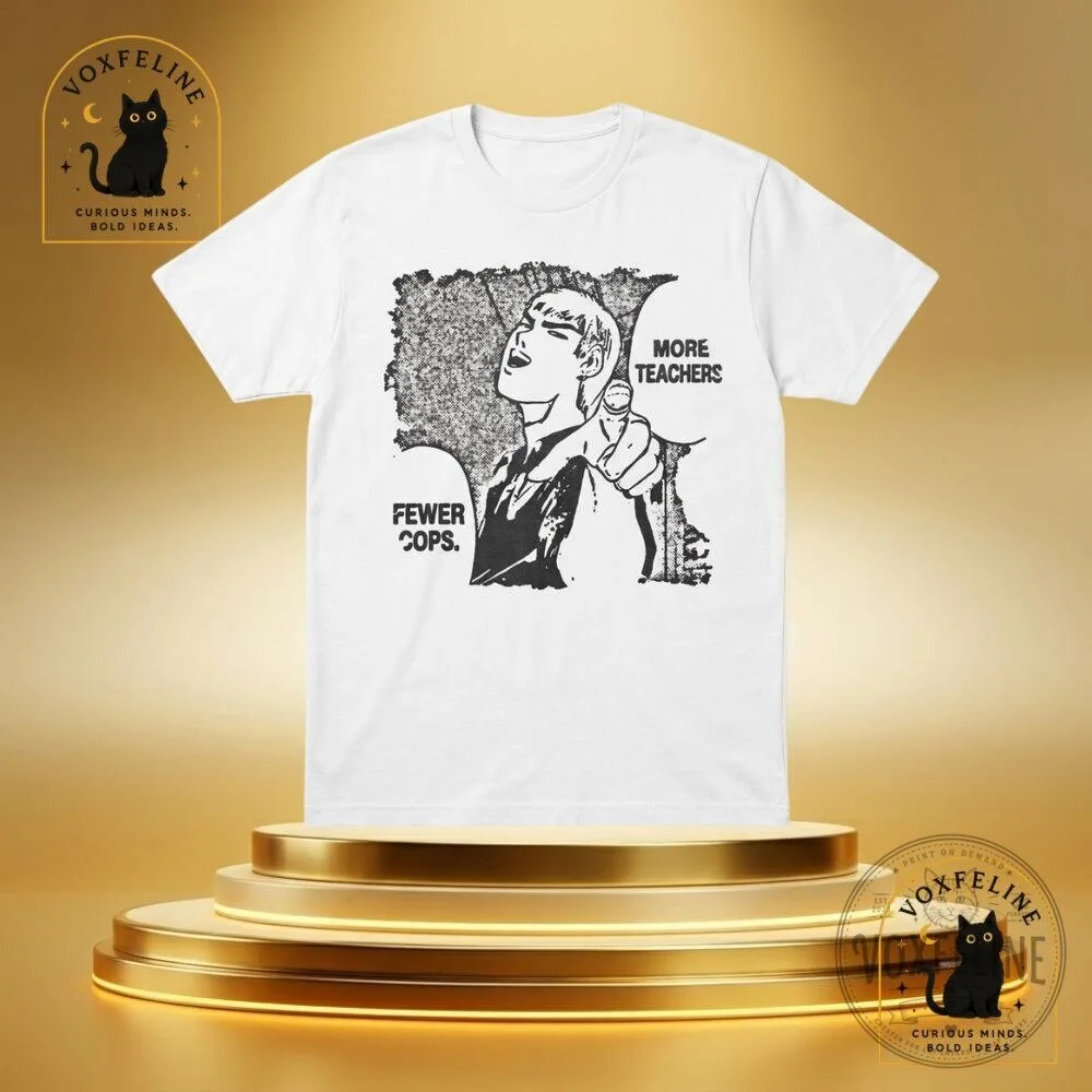 Fewer Cops More Teachers Eikichi Onizuka Great Teacher Onizuka GTO Shirt