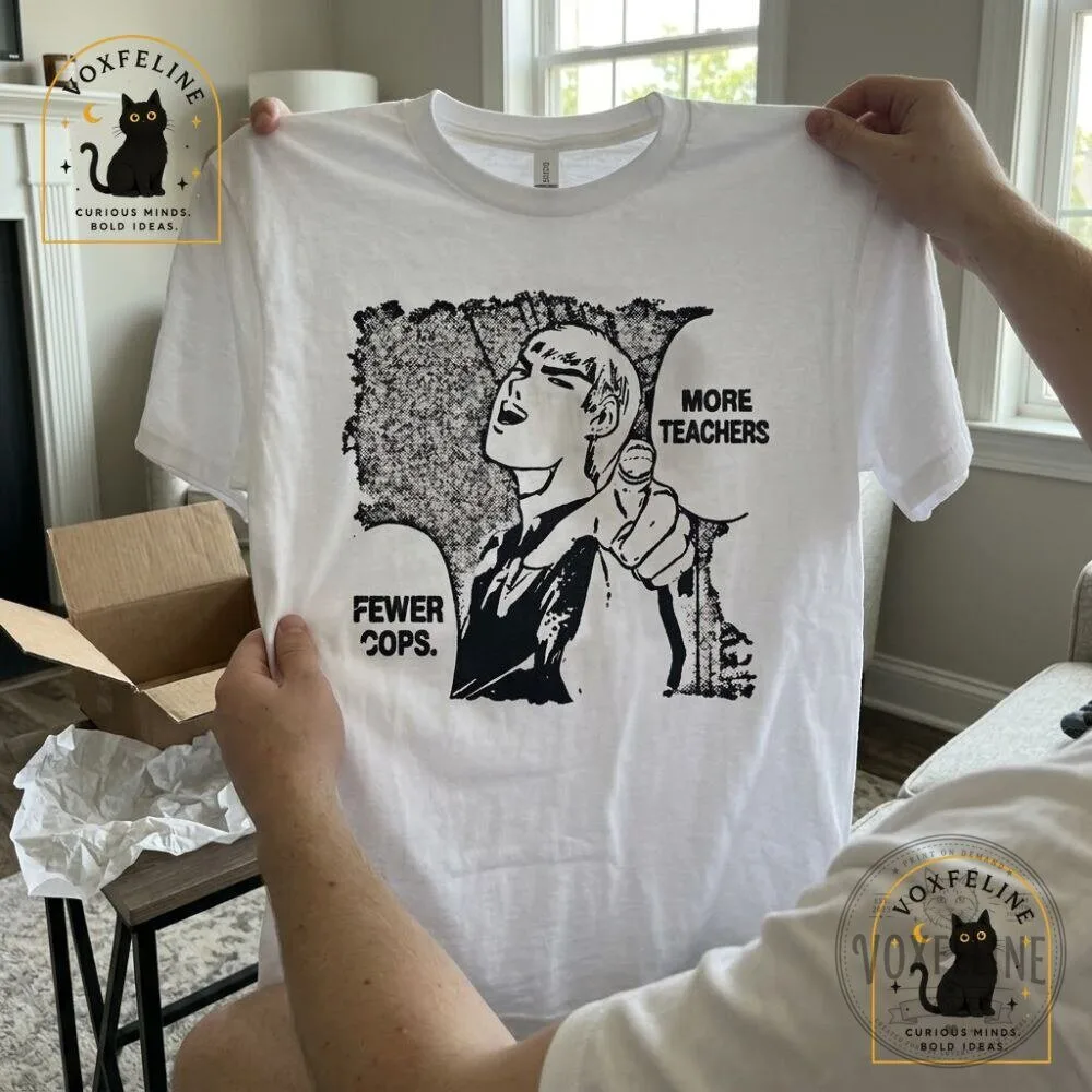 Fewer Cops More Teachers Eikichi Onizuka Great Teacher Onizuka GTO Shirt 7 Fewer Cops More Teachers Eikichi Onizuka Great Teacher Onizuka GTO Shirt