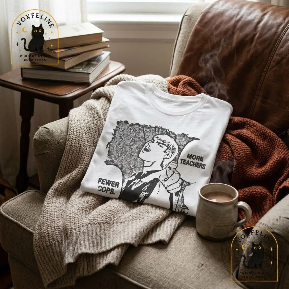 Fewer Cops More Teachers Eikichi Onizuka Great Teacher Onizuka GTO Shirt 9 Fewer Cops More Teachers Eikichi Onizuka Great Teacher Onizuka GTO Shirt
