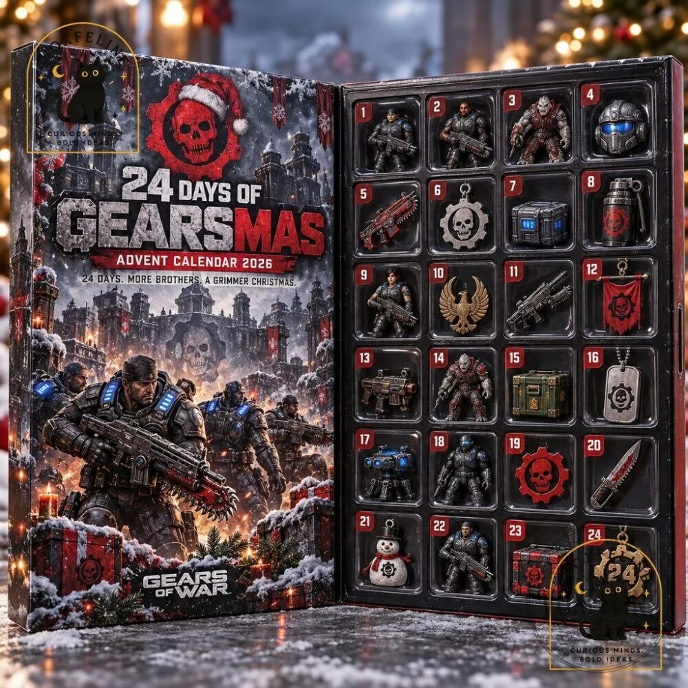 Gears of War Gearsmas Advent Calendar 2026 24-Day Christmas Countdown Gift Set for Gamers
