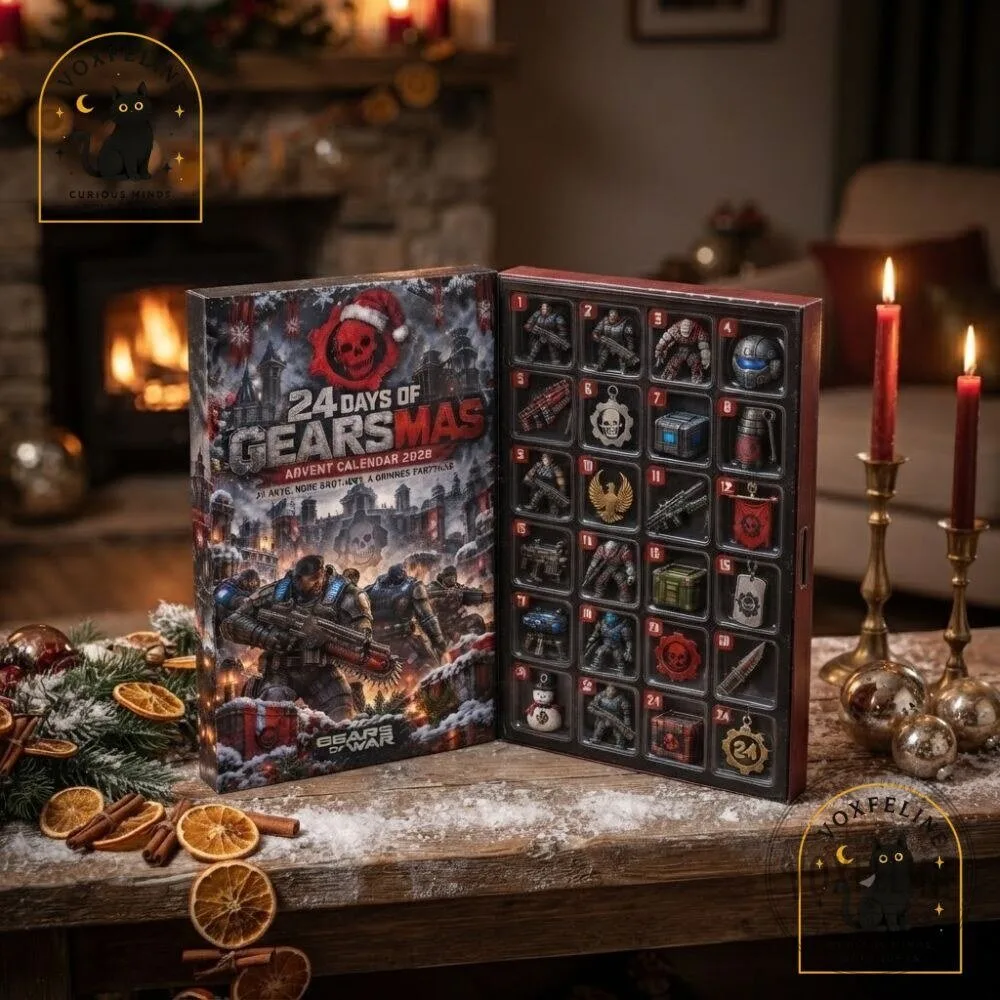 Gears of War Gearsmas Advent Calendar 2026 24-Day Christmas Countdown Gift Set for Gamers 7 Gears of War Gearsmas Advent Calendar 2026 24-Day Christmas Countdown Gift Set for Gamers