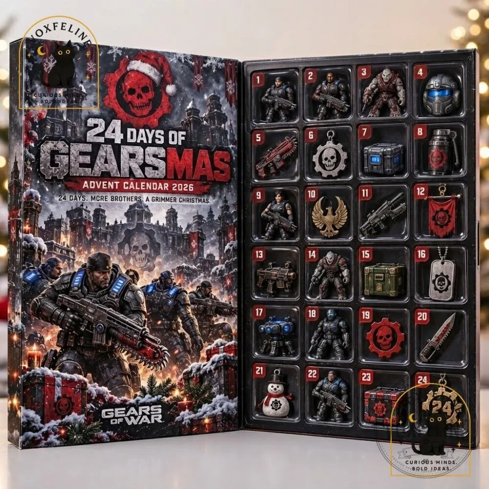 Gears of War Gearsmas Advent Calendar 2026 24-Day Christmas Countdown Gift Set for Gamers 8 Gears of War Gearsmas Advent Calendar 2026 24-Day Christmas Countdown Gift Set for Gamers