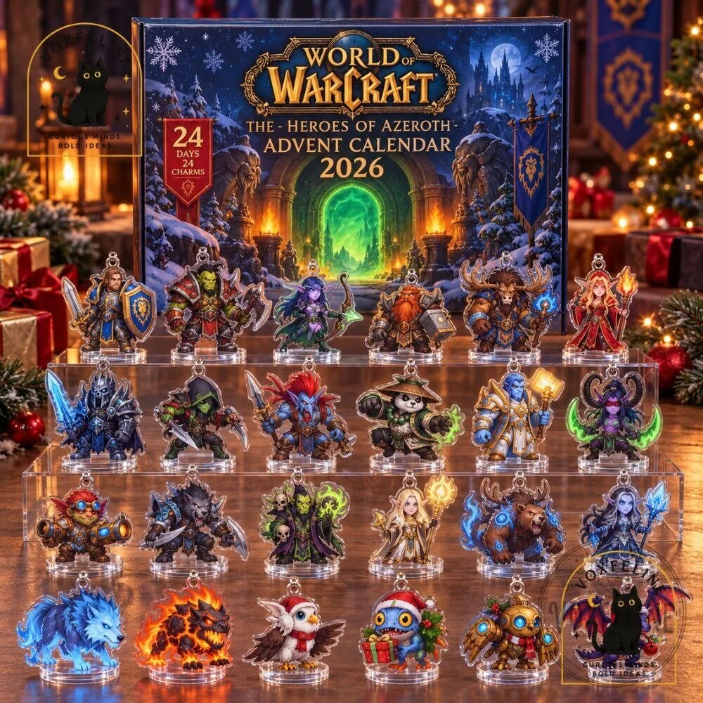 World of Warcraft Advent Calendar 2026 The Heroes of Azeroth Christmas Countdown Gift Set