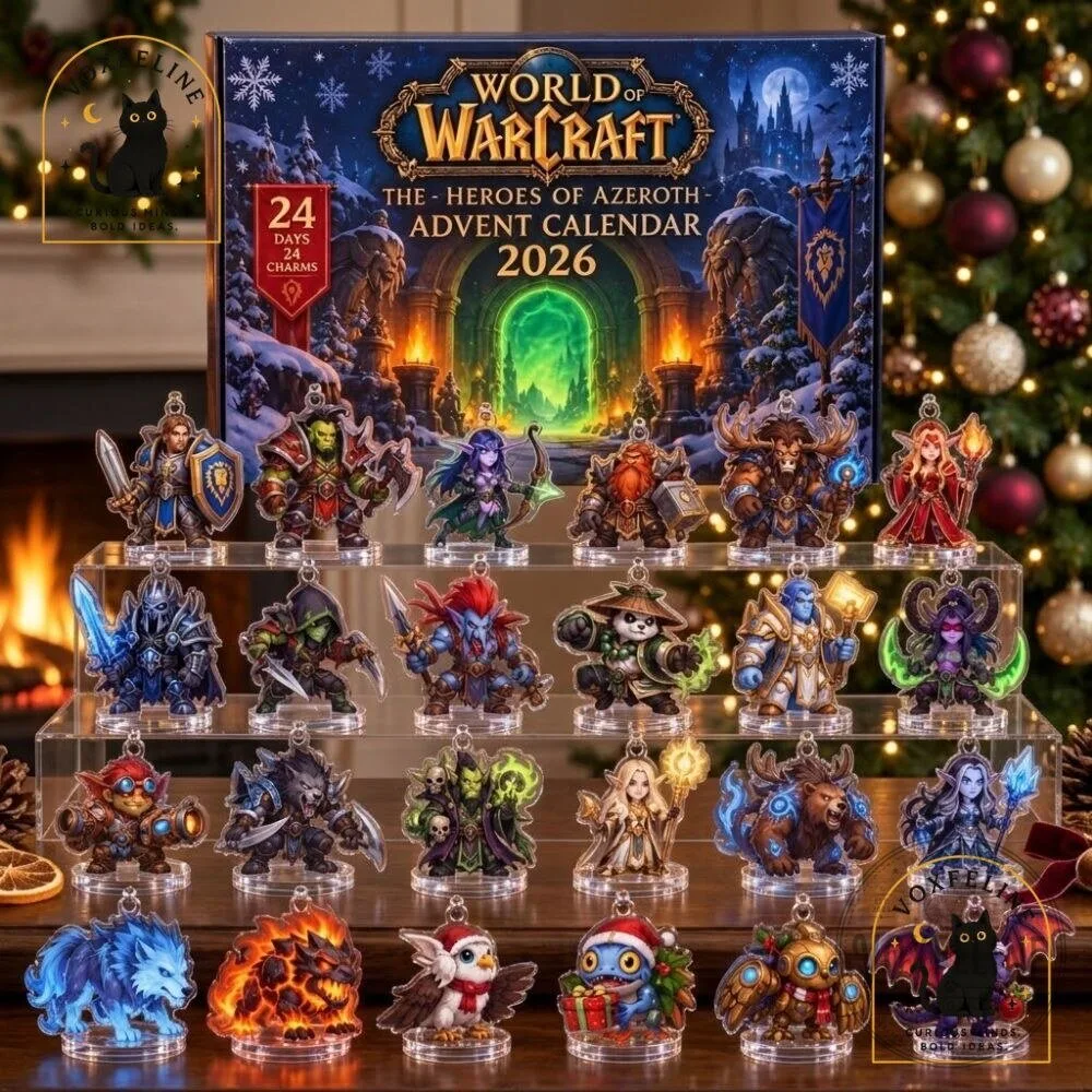 World of Warcraft Advent Calendar 2026 The Heroes of Azeroth Christmas Countdown Gift Set 9 World of Warcraft Advent Calendar 2026 The Heroes of Azeroth Christmas Countdown Gift Set