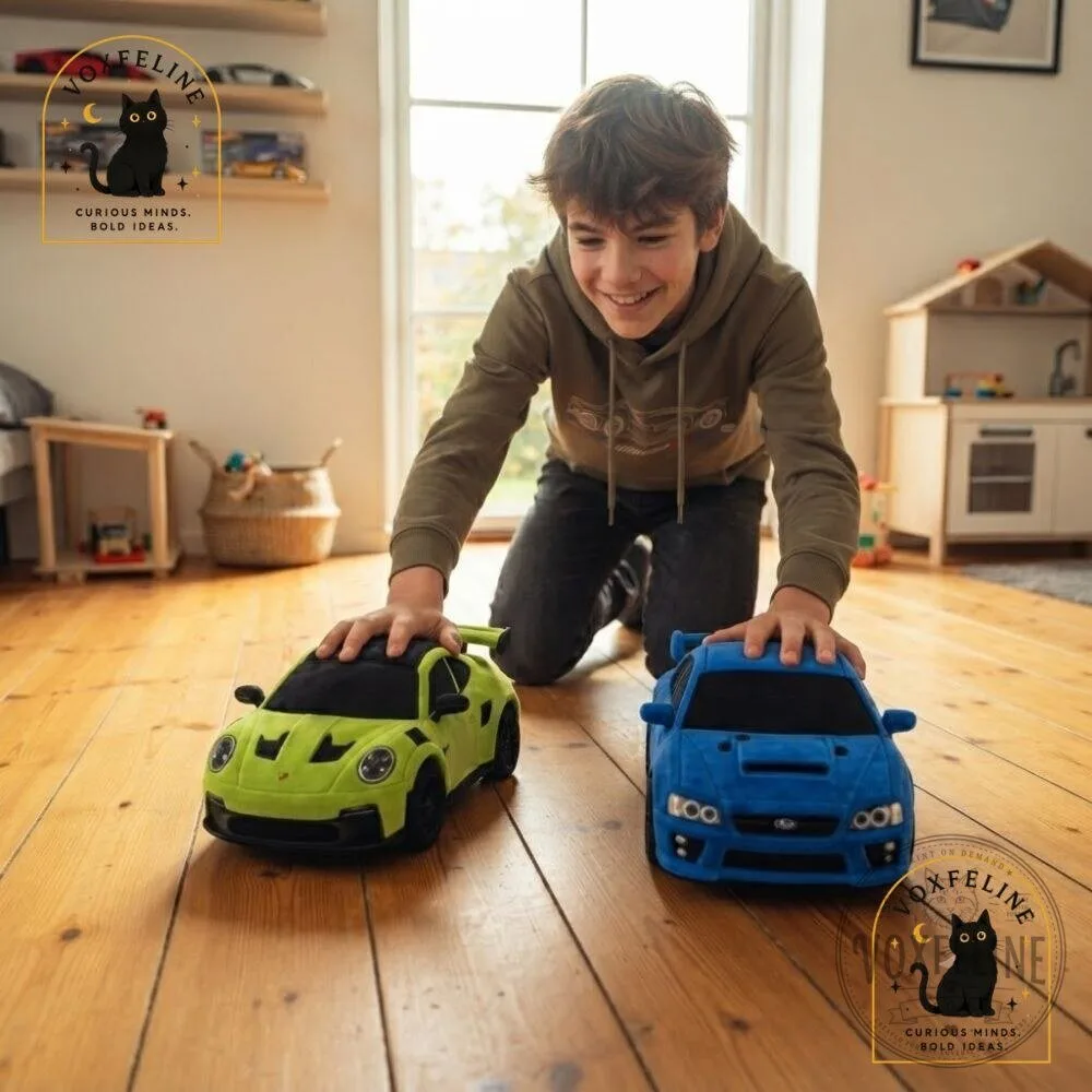 Car Plush Collection Lamborghini Porsche GT3 RS & Nissan Skyline R34 Plush Toys 10 Car Plush Collection Lamborghini Porsche GT3 RS và Nissan Skyline R34 Plush Toys