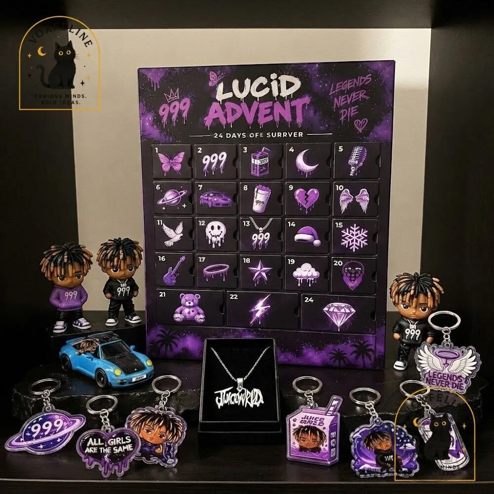 "Ultimate 2026 Advent Calendars and Funny Shirt for Fans Revealed" 20 Juice WRLD 999 Advent Calendar 24 Days of Fan Collectibles