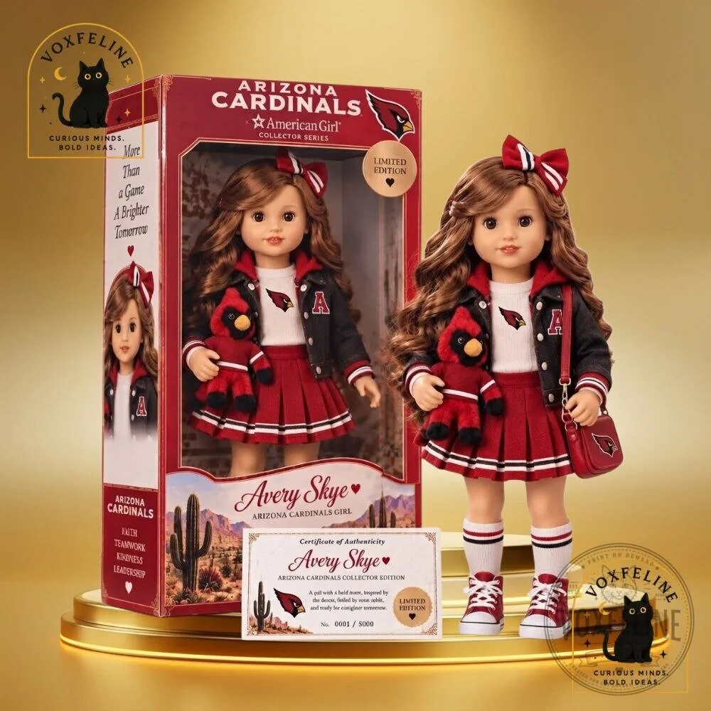 Arizona Cardinals American Girl Avery Skye Collector Limited Edition Doll