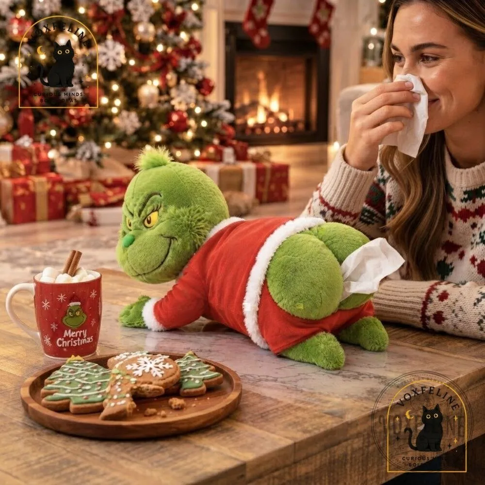 Grinch Butt Plush Tissue Box Holder 2026 Gift