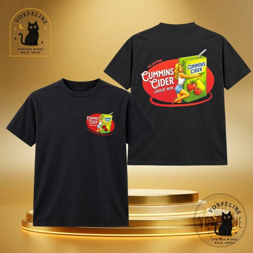 Cummins Cider Juice Box Shirt Funny All Natural Cummins Cider