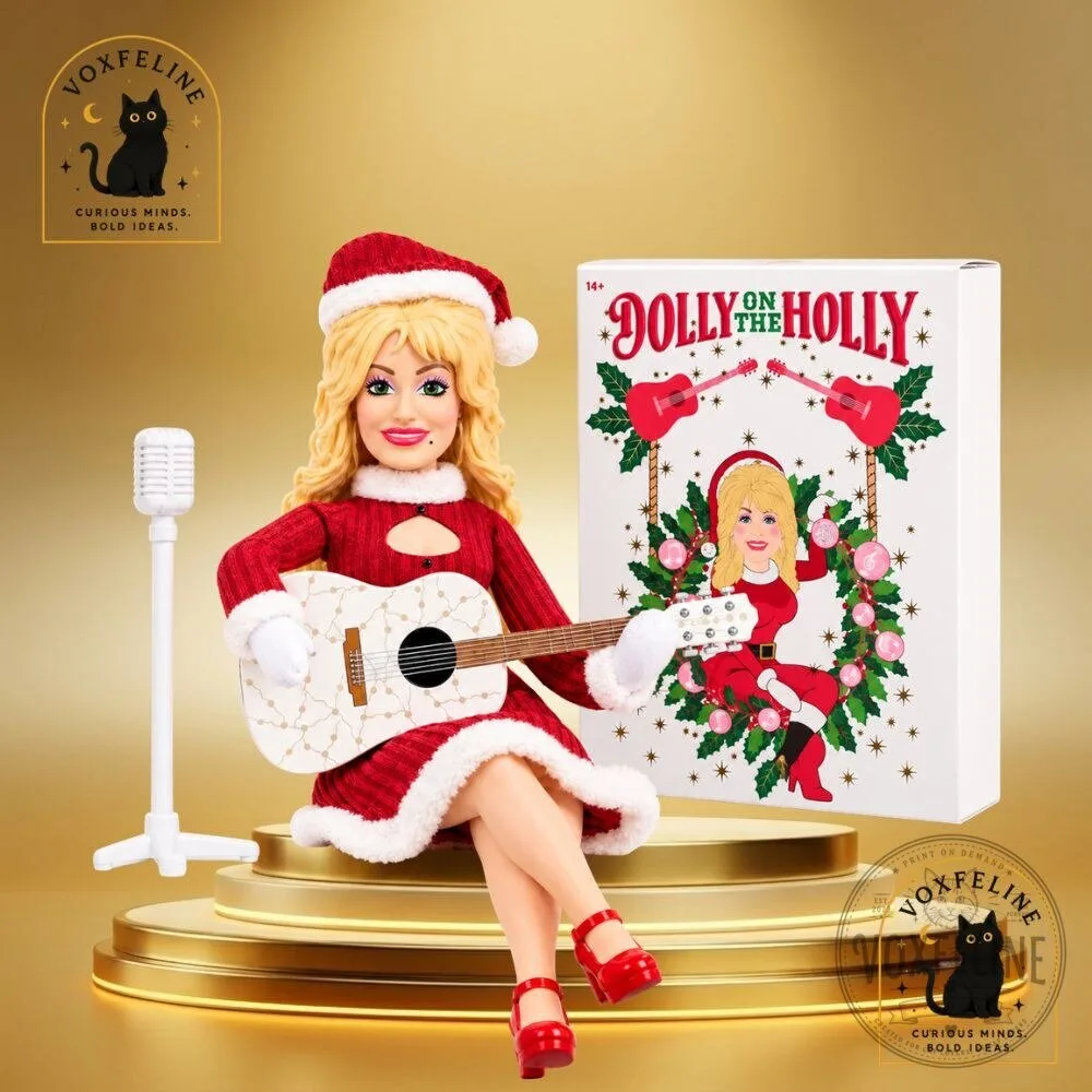 Dolly on the Holly Dolly Parton Christmas Doll