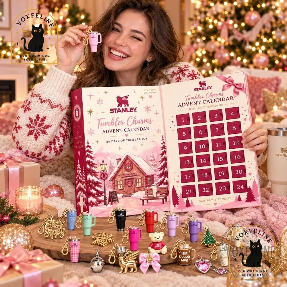 Stanley Tumbler Charms Advent Calendar 2026 24-Day Christmas Countdown Cup Accessories 5 Stanley Tumbler Charms Advent Calendar 2026 24-Day Christmas Countdown Cup Accessories