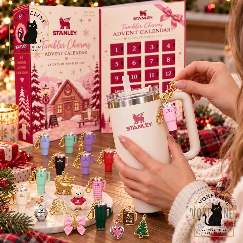 Stanley Tumbler Charms Advent Calendar 2026 24-Day Christmas Countdown Cup Accessories 6 Stanley Tumbler Charms Advent Calendar 2026 24-Day Christmas Countdown Cup Accessories