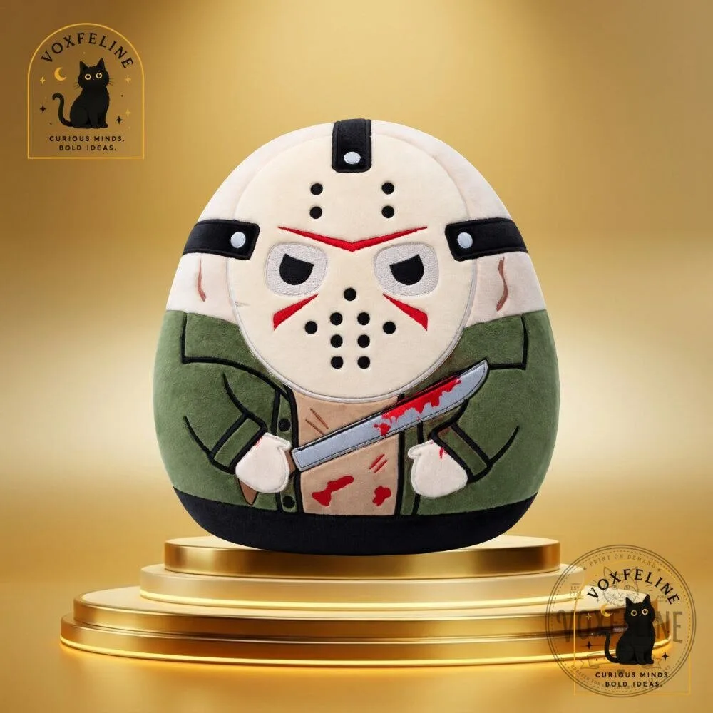 "Ultimate Guide: Collectible Jerseys, T-Shirts, Coins, Plush, and Figurines" 5 Squishmallows x Jason Universe Jason Voorhees Plush Toy Friday the 13th Horror Collectible