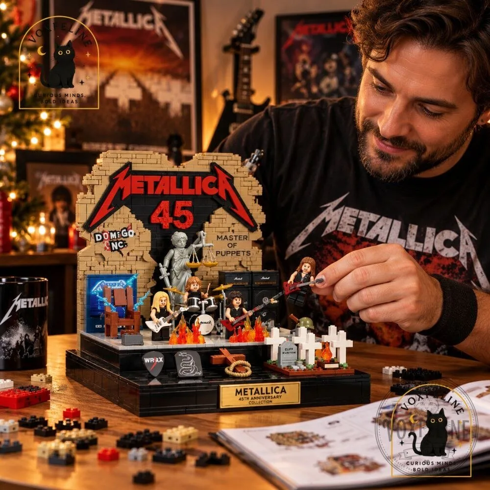 Metallica 45th Anniversary 2026 Building Blocks Set Rock Band 8 Metallica 45th Anniversary 2026 Building Blocks Set Rock Band