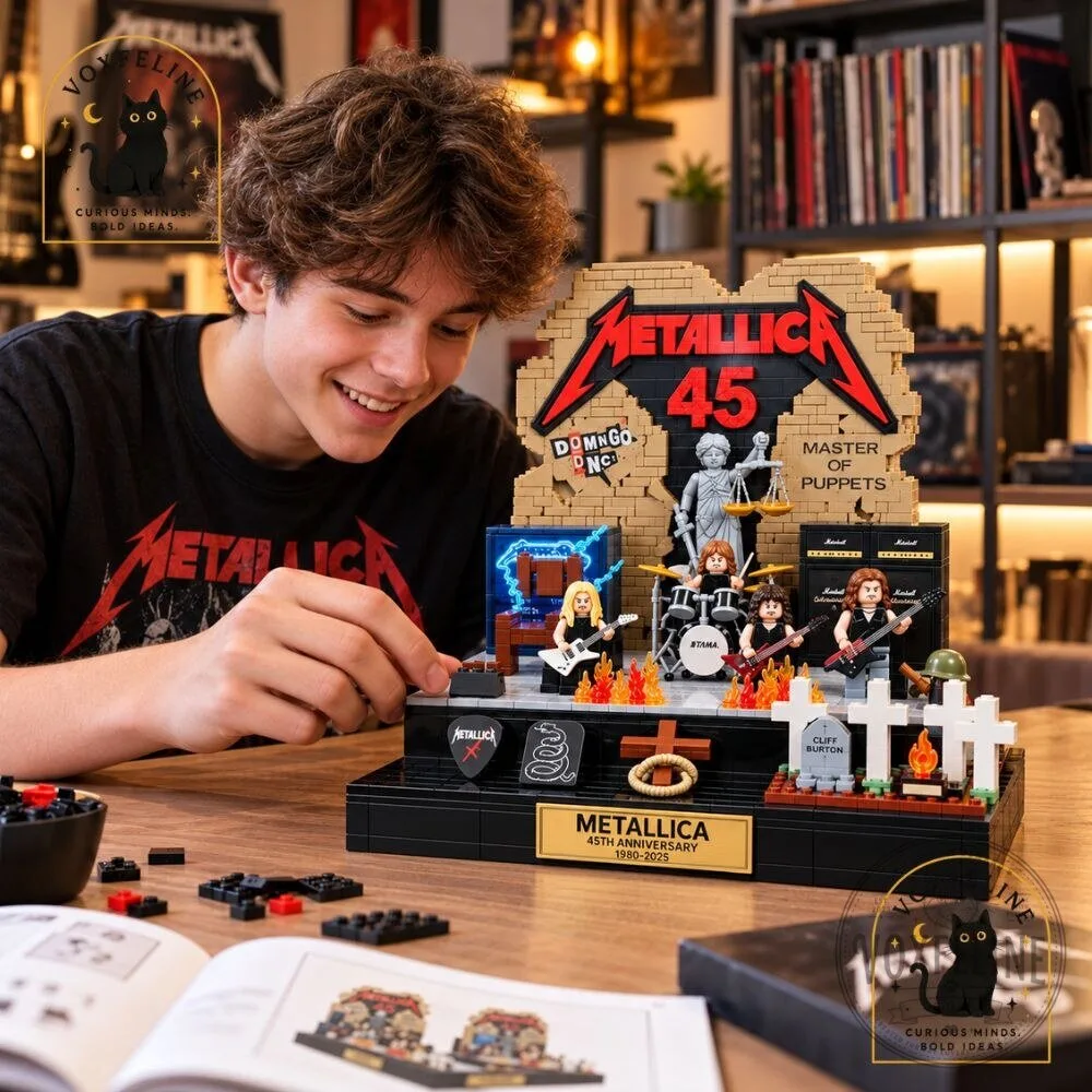 Metallica 45th Anniversary 2026 Building Blocks Set Rock Band 9 Metallica 45th Anniversary 2026 Building Blocks Set Rock Band