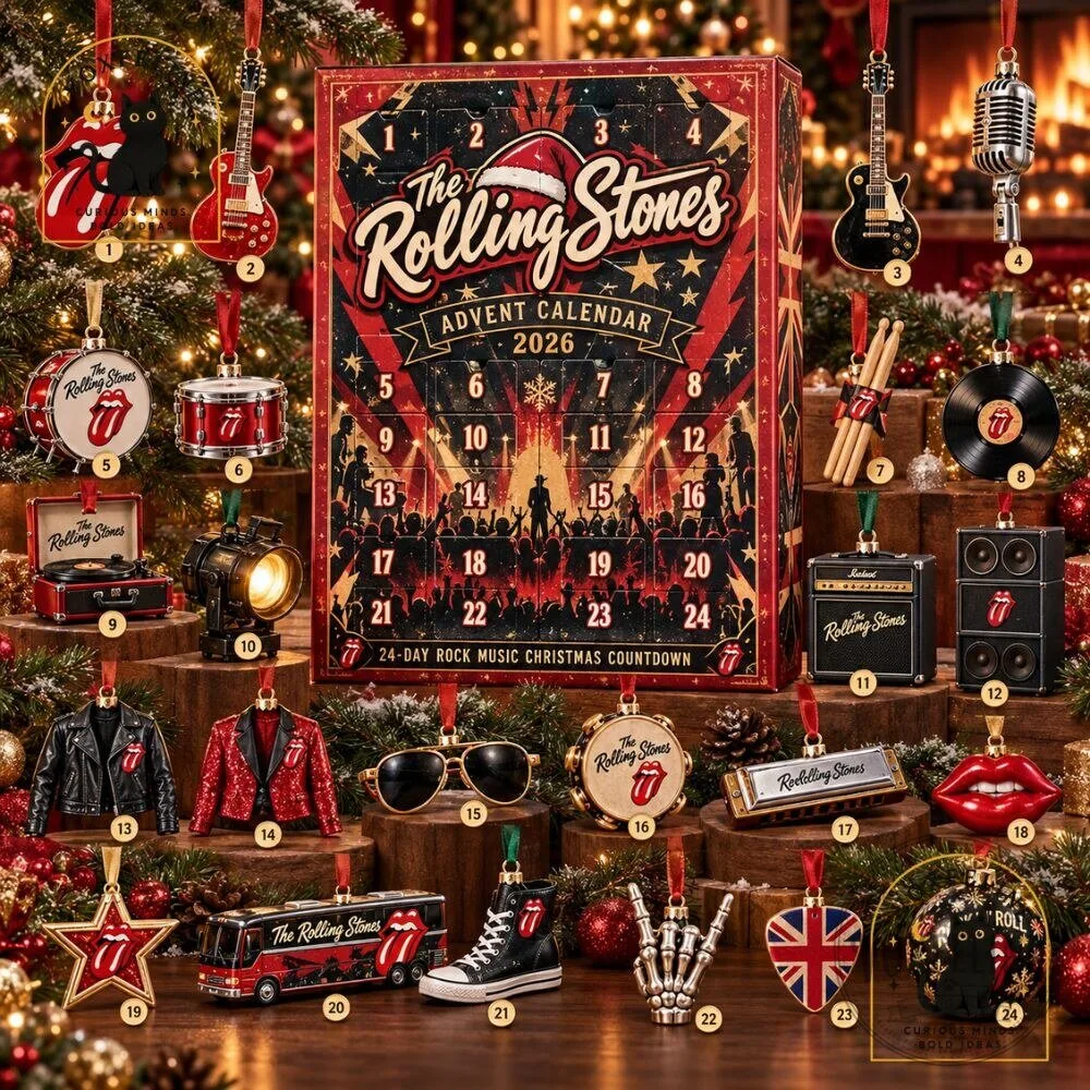 The Rolling Stones Advent Calendar 2026 24-Day Rock Music Christmas Countdown