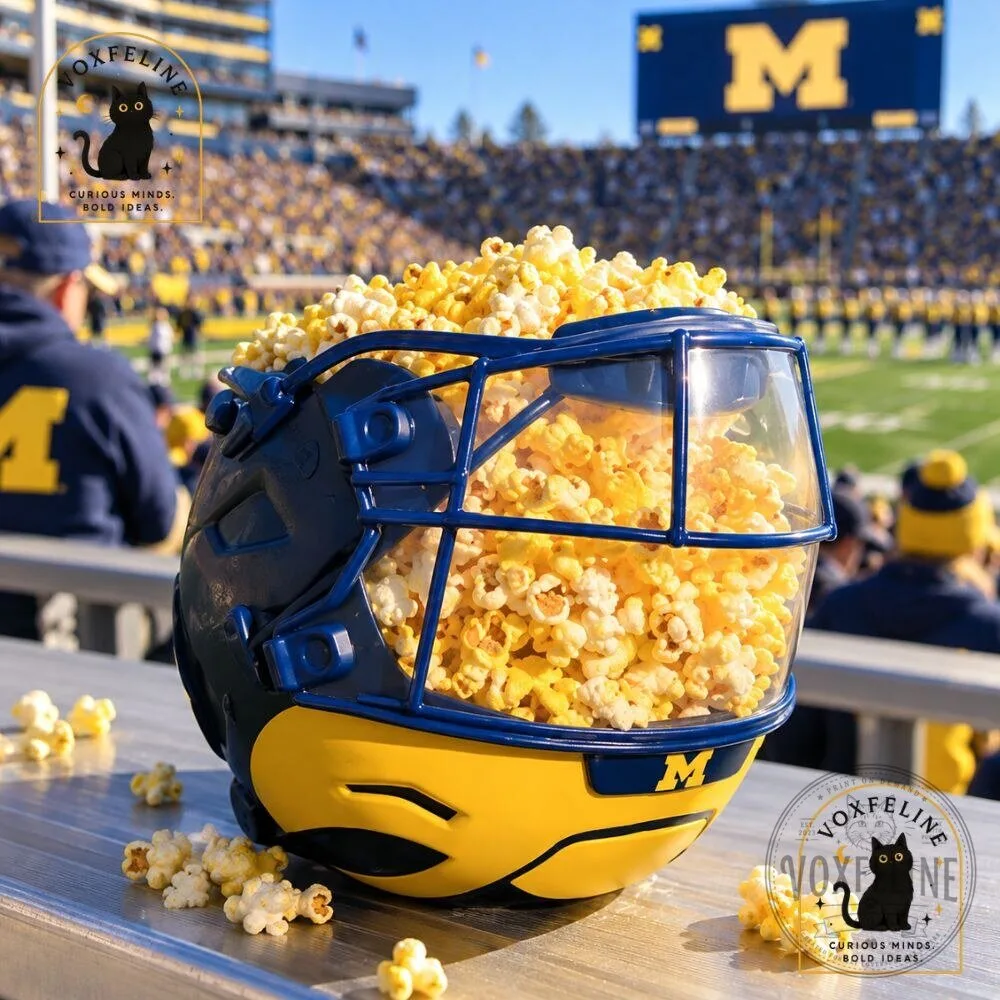 Michigan Wolverines Football Helmet Popcorn Bucket 2026 6 Michigan Wolverines Football Helmet Popcorn Bucket 2026