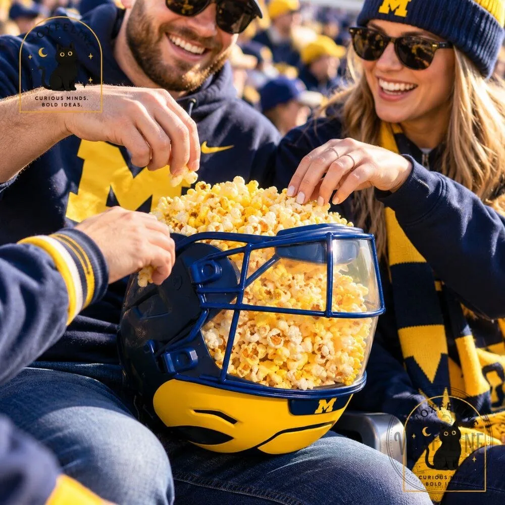 Michigan Wolverines Football Helmet Popcorn Bucket 2026 7 Michigan Wolverines Football Helmet Popcorn Bucket 2026