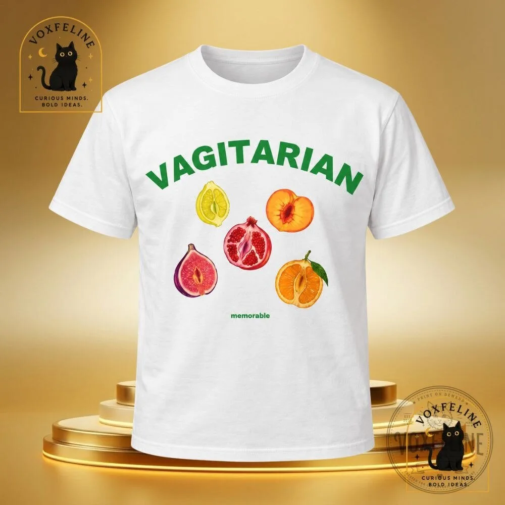 Vagitarian T-Shirt Funny Graphic Tee