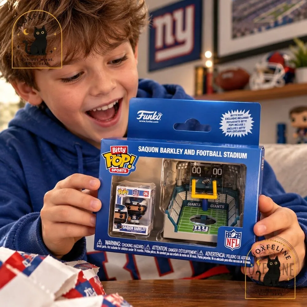 Bitty Pop NFL Saquon Barkley Philadelphia Eagles Arena Mini Football Stadium 6 Bitty Pop NFL Saquon Barkley Philadelphia Eagles Arena Mini Football Stadium